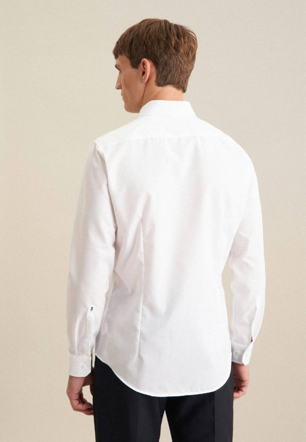 Studio Seidensticker Bügelfreies Popeline Business Hemd in Slim mit Button-Down-Kragen Super Rabatt