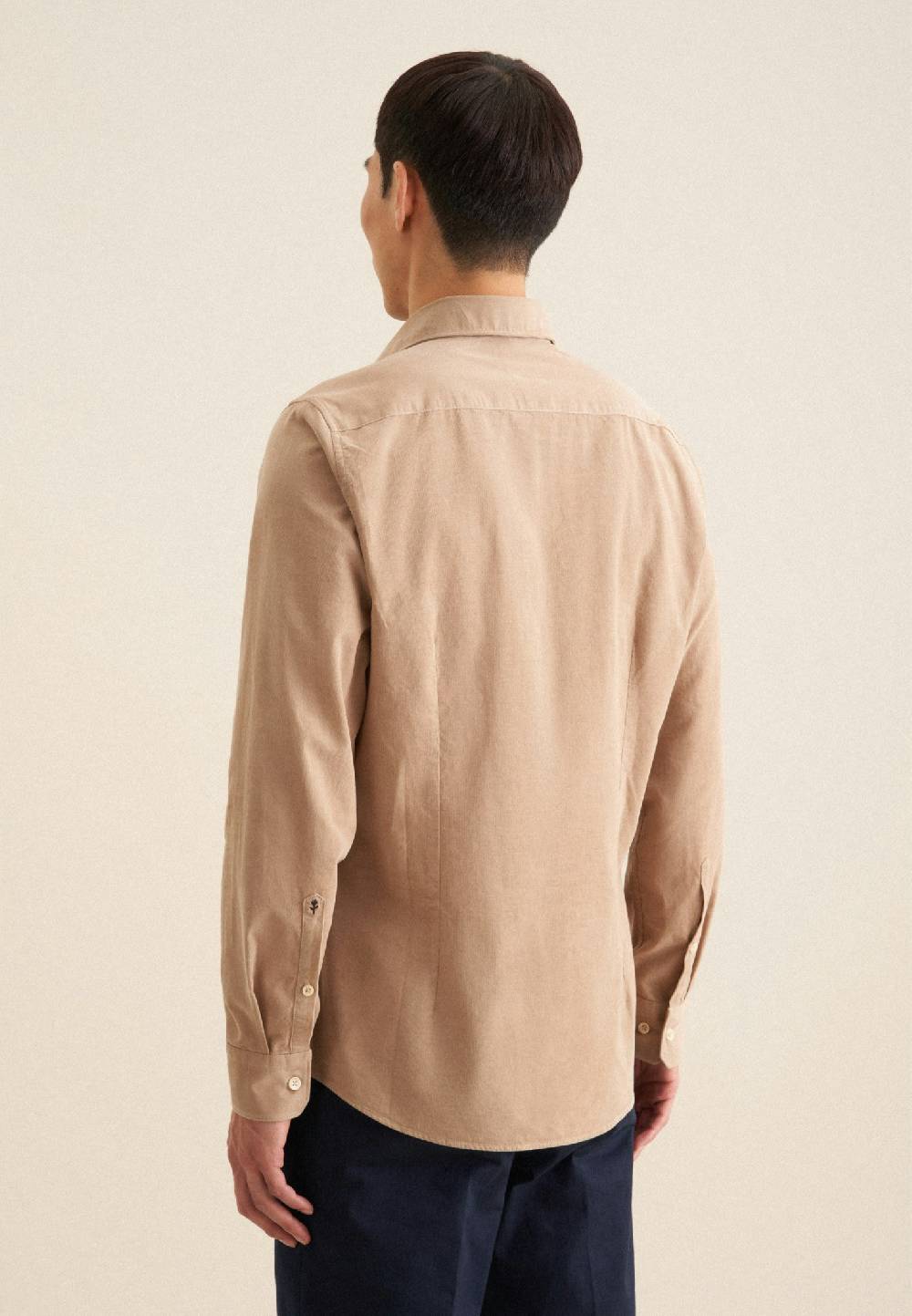 Studio Seidensticker Cord Casual Hemd in Slim mit Kentkragen Clearance-Verkauf