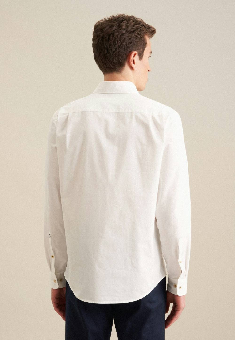 Studio Seidensticker Twill Casual Hemd in Regular mit Kentkragen zollfrei