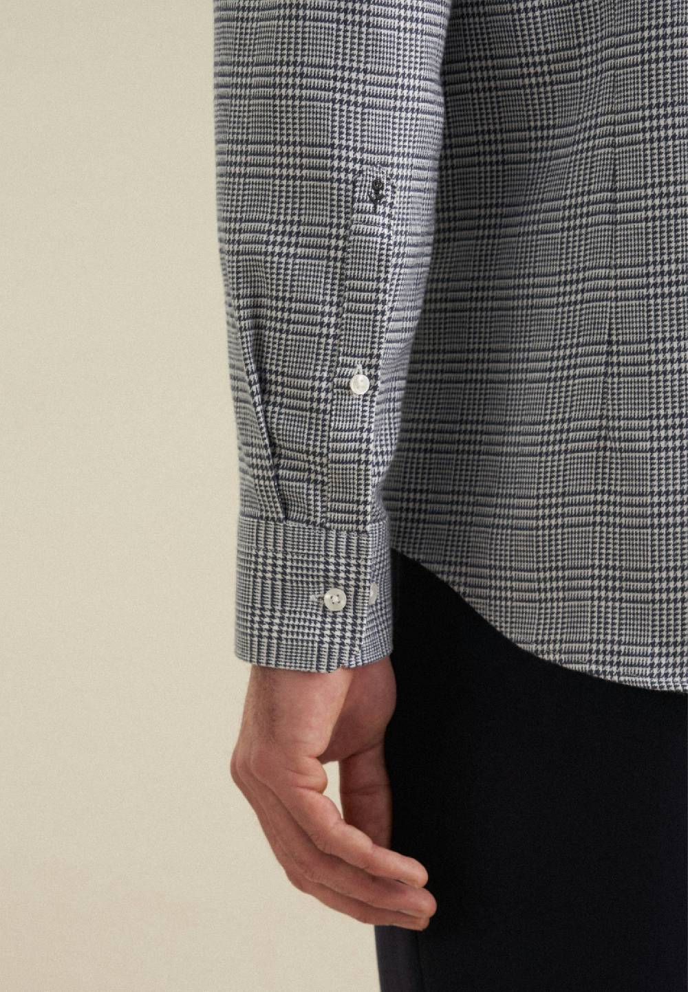 Studio Seidensticker Flanell Flanellhemd in Shaped mit Kentkragen Online