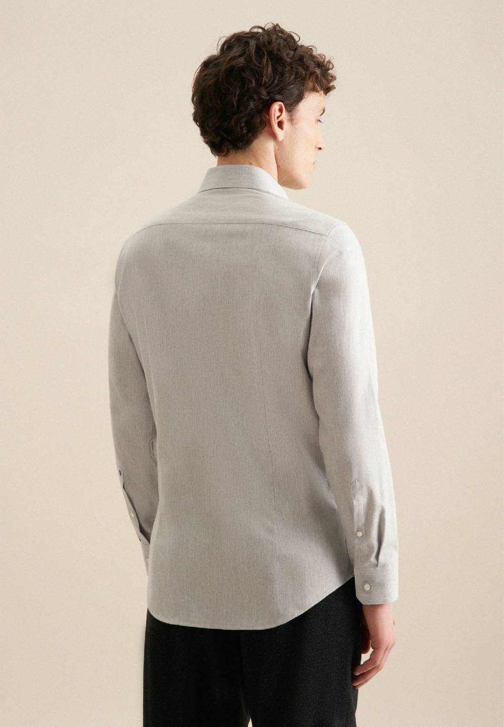 Studio Seidensticker Flanell Flanellhemd in Shaped mit Kentkragen Outlet