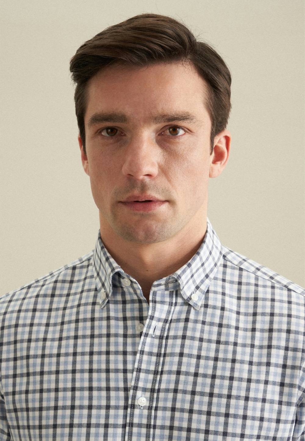 Studio Seidensticker Flanell Flanellhemd in Slim mit Button-Down-Kragen Fabrikverkauf