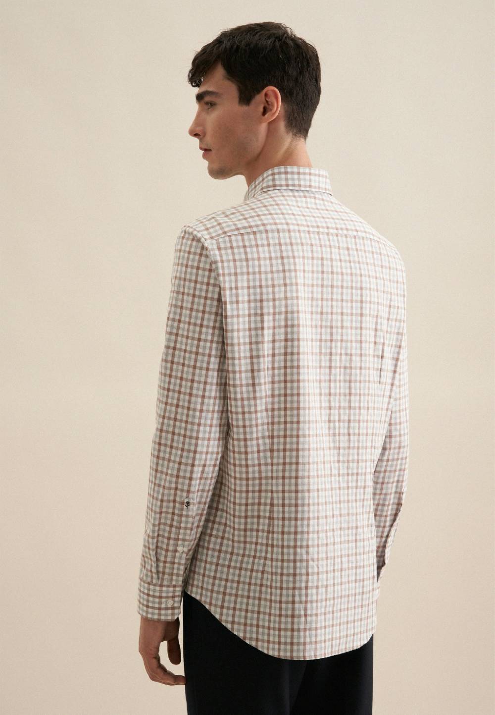 Studio Seidensticker Flanell Flanellhemd in Slim mit Button-Down-Kragen Meist gekauft