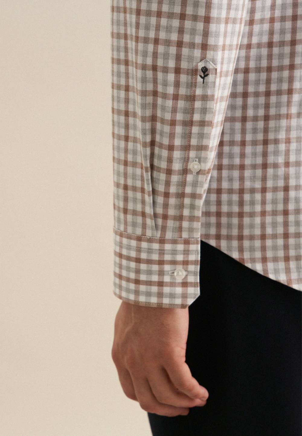 Studio Seidensticker Flanell Flanellhemd in Slim mit Button-Down-Kragen Meist gekauft
