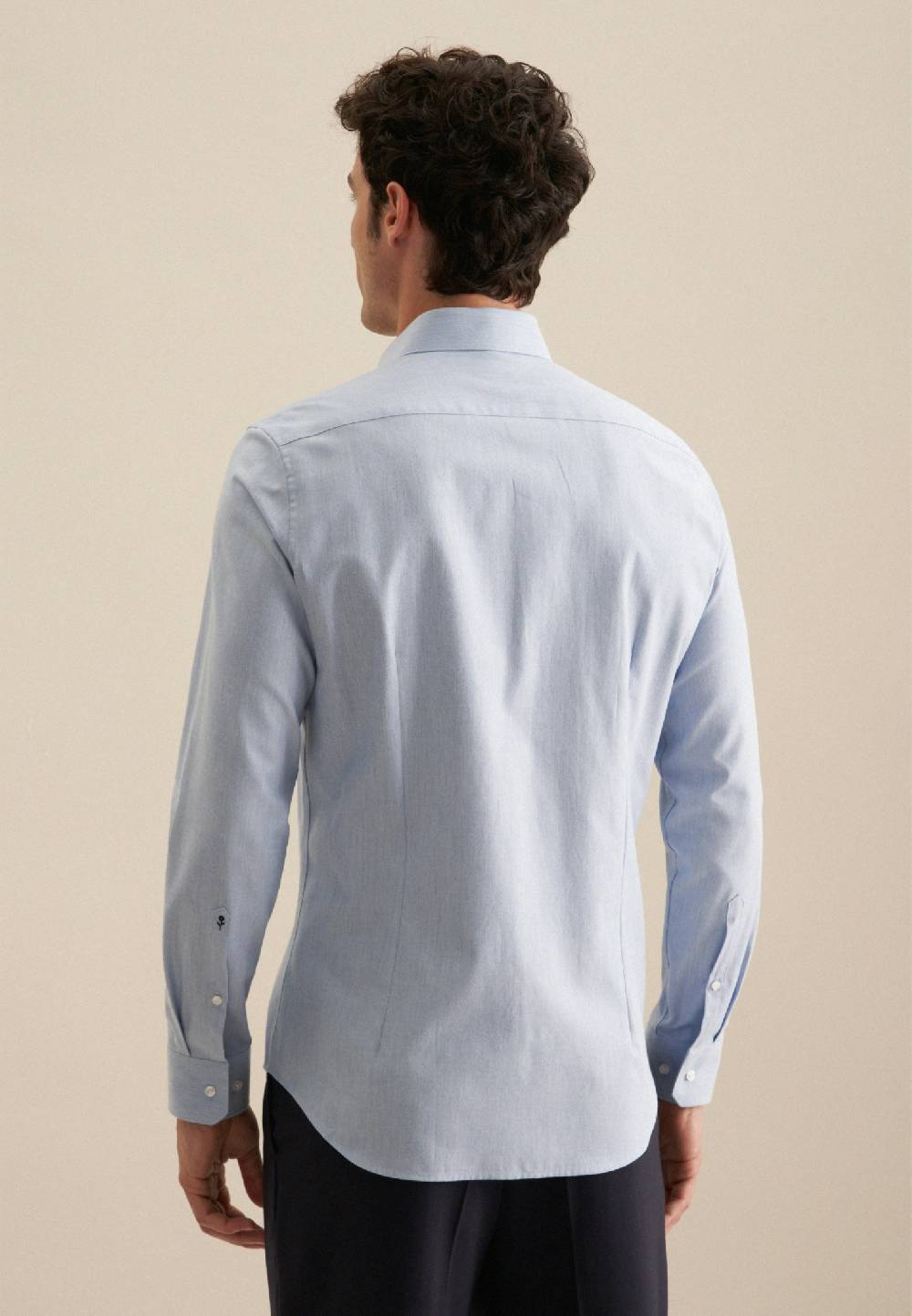 Studio Seidensticker Flanell Flanellhemd in Slim mit Kentkragen Limitierter Zeitrabatt