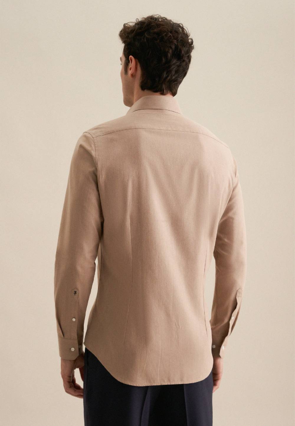 Studio Seidensticker Flanell Flanellhemd in Slim mit Kentkragen Fabrik Onlineshop