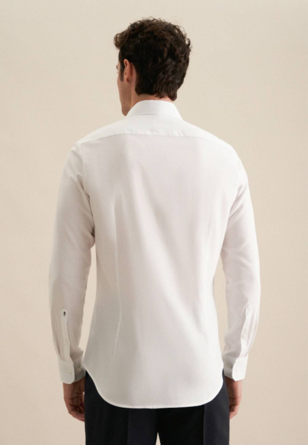 Studio Seidensticker Flanell Flanellhemd in Slim mit Kentkragen Fabrikpreis