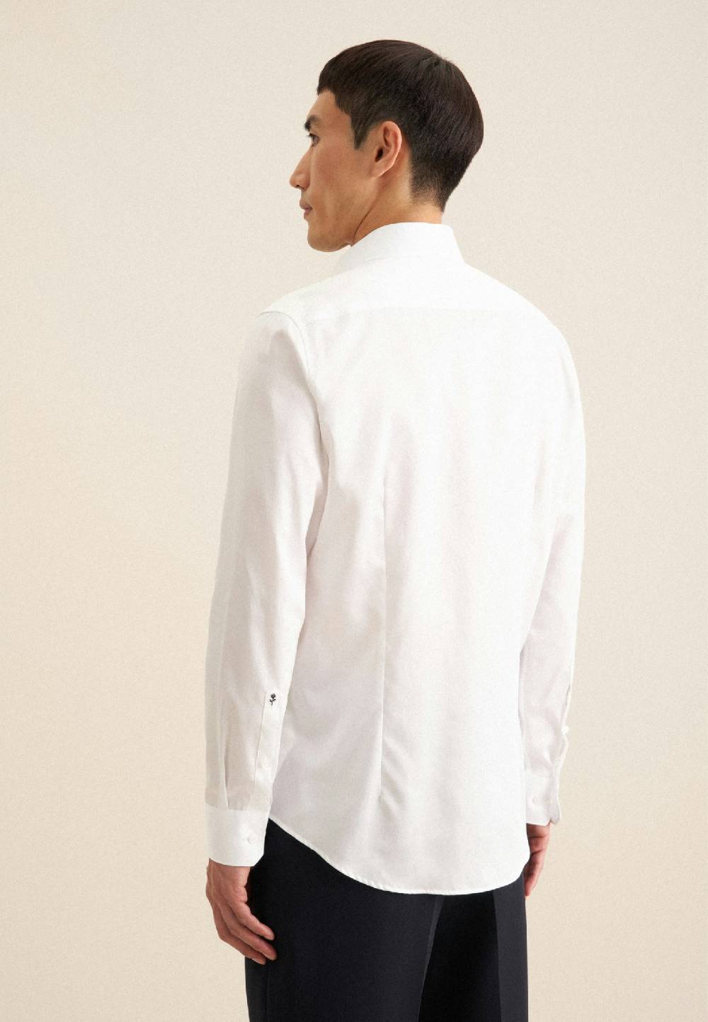 Studio Seidensticker Bügelleichtes Satin Business Hemd in Slim mit Kentkragen Preisnachlass
