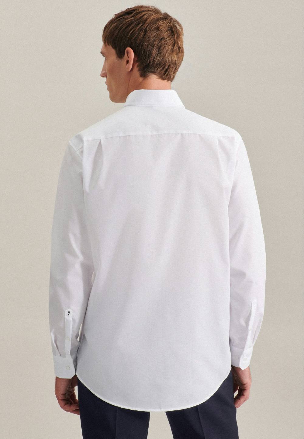 Studio Seidensticker Bügelfreies Popeline Business Hemd in Regular mit Button-Down-Kragen Bestseller