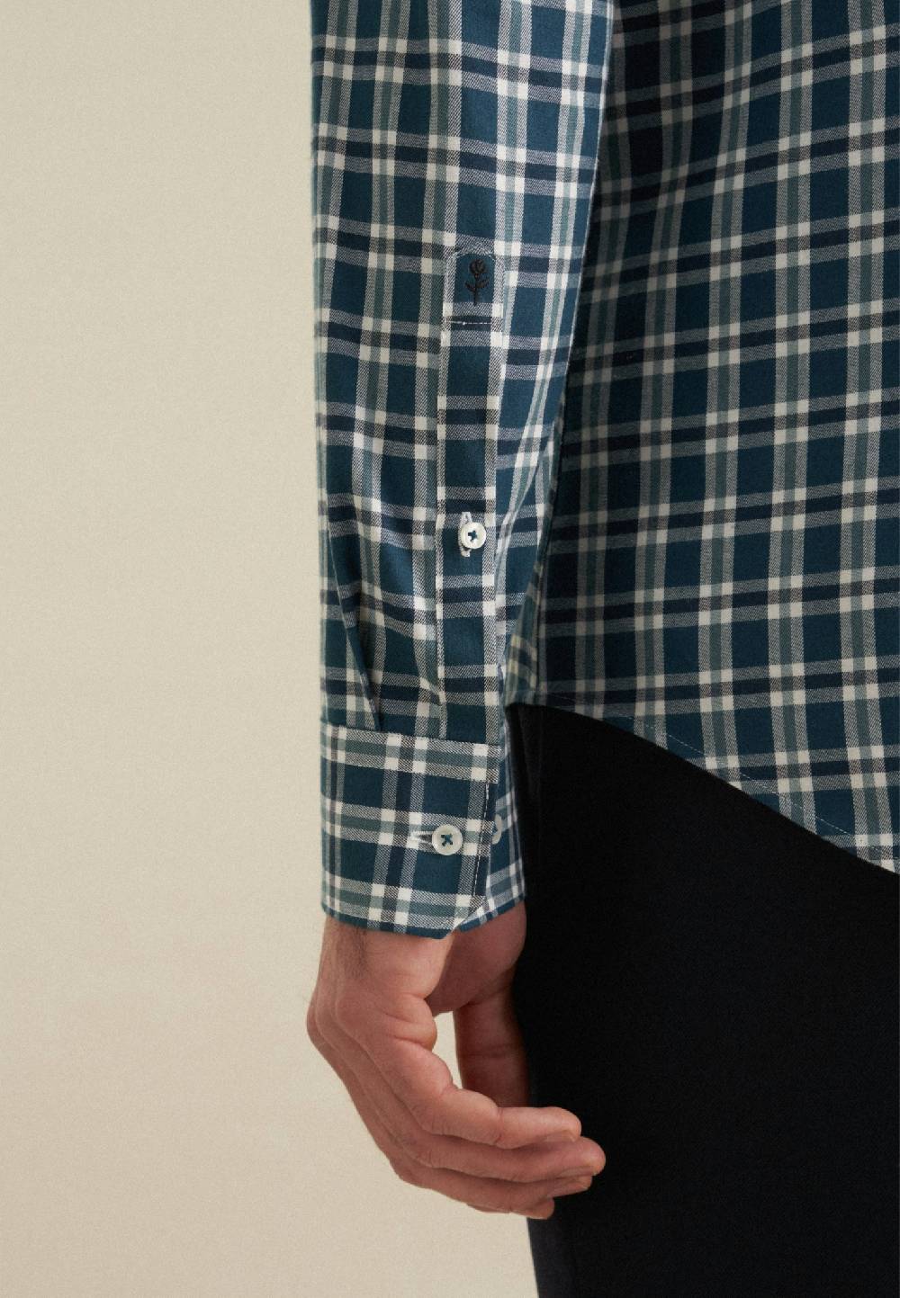 Studio Seidensticker Flanell Flanellhemd in Slim mit Button-Down-Kragen VIP-Rabatte