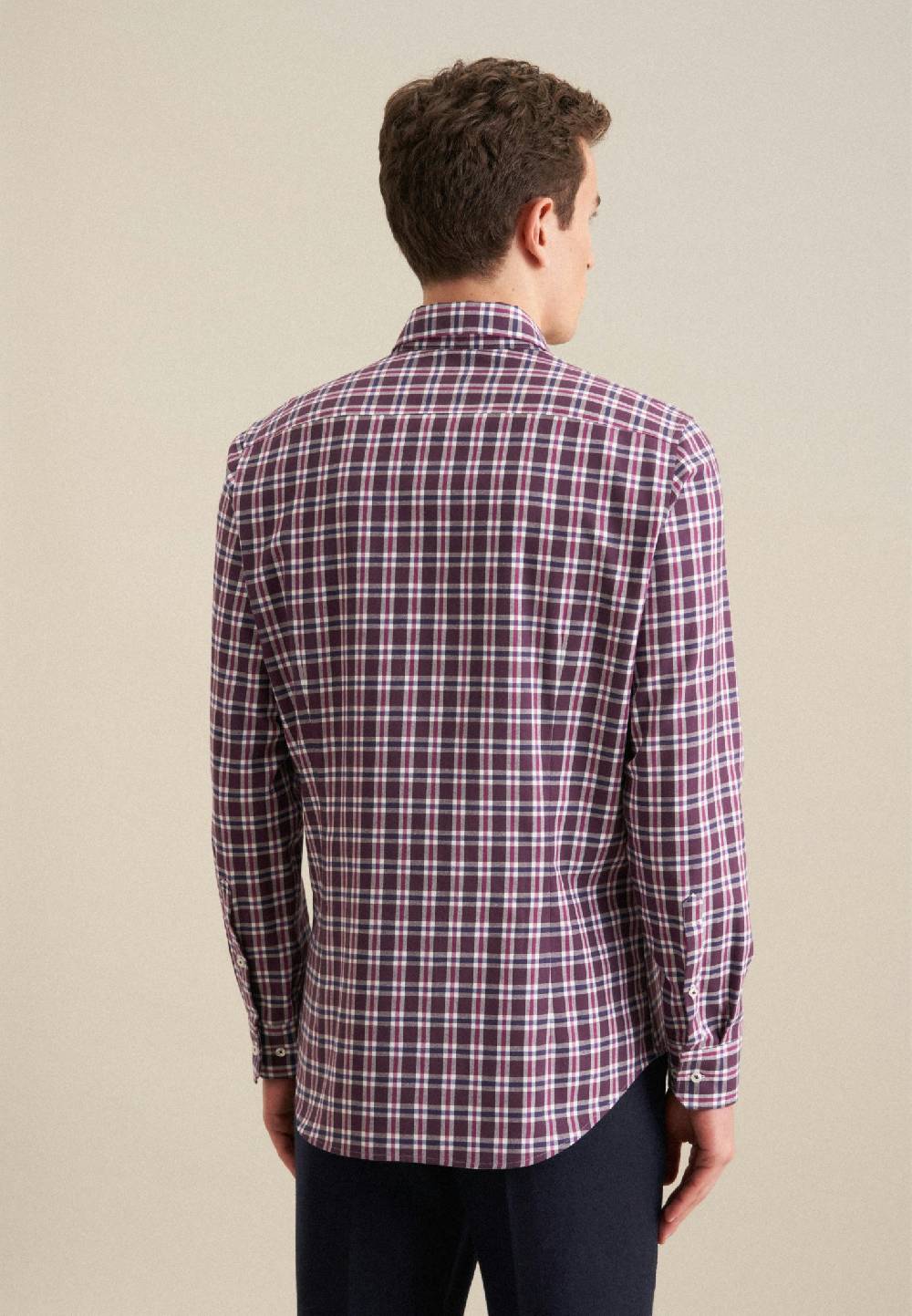 Studio Seidensticker Flanell Flanellhemd in Slim mit Button-Down-Kragen Vierteljährliche Förderung