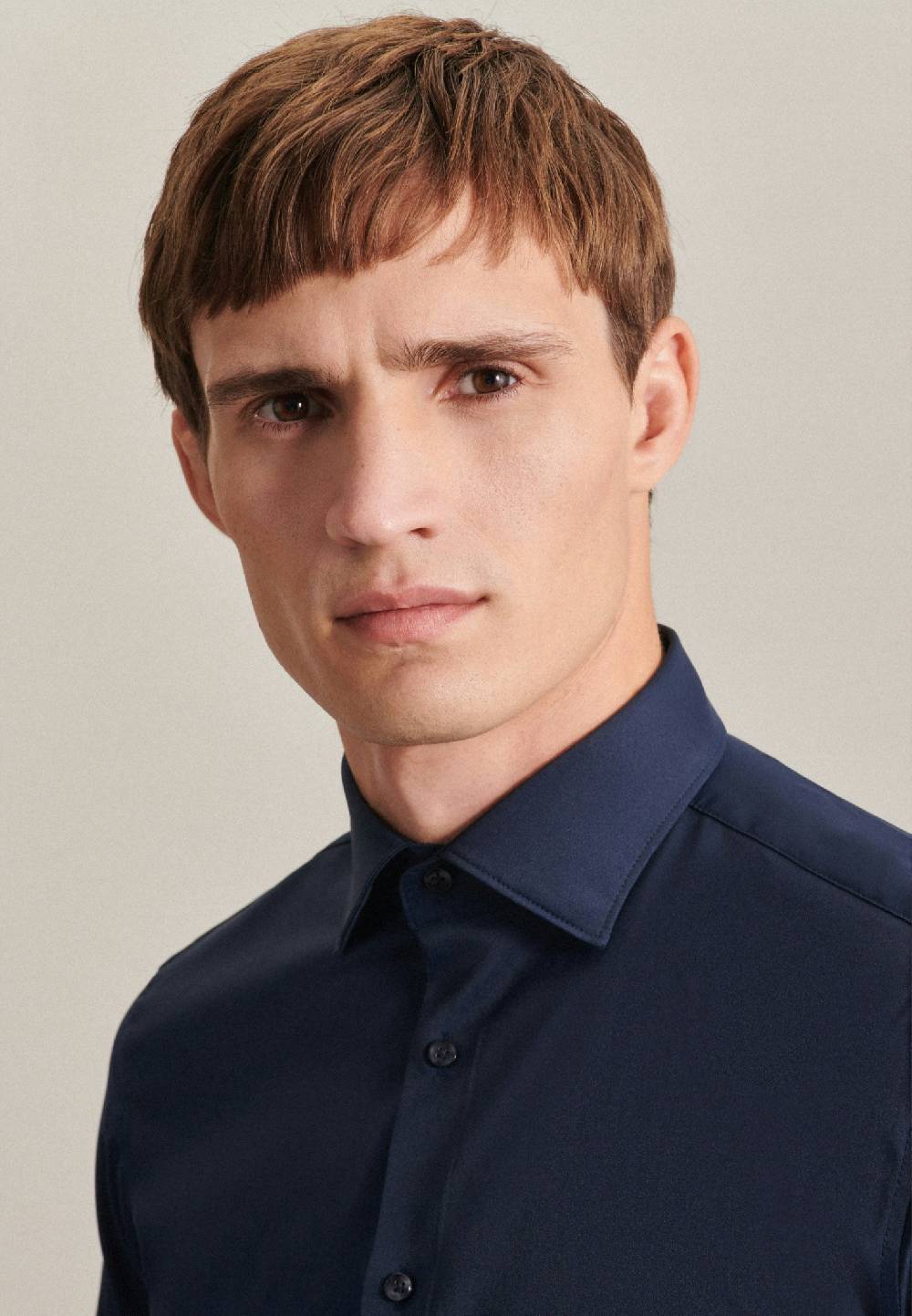Studio Seidensticker Twill Performance-Hemd in Slim mit Kentkragen Top Angebot