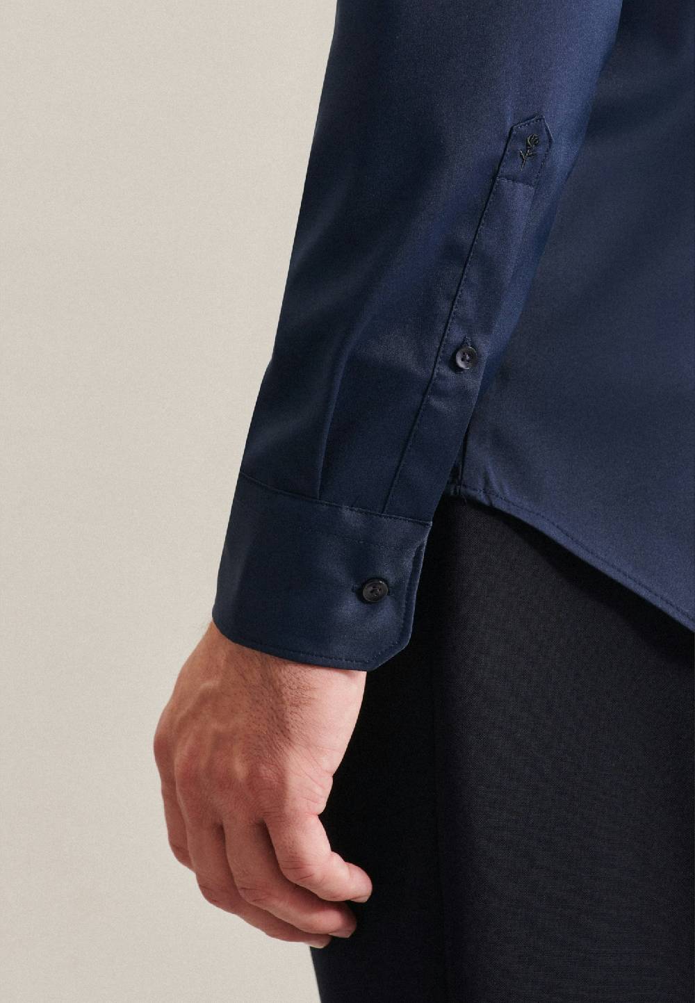 Studio Seidensticker Twill Performance-Hemd in Slim mit Kentkragen Top Angebot
