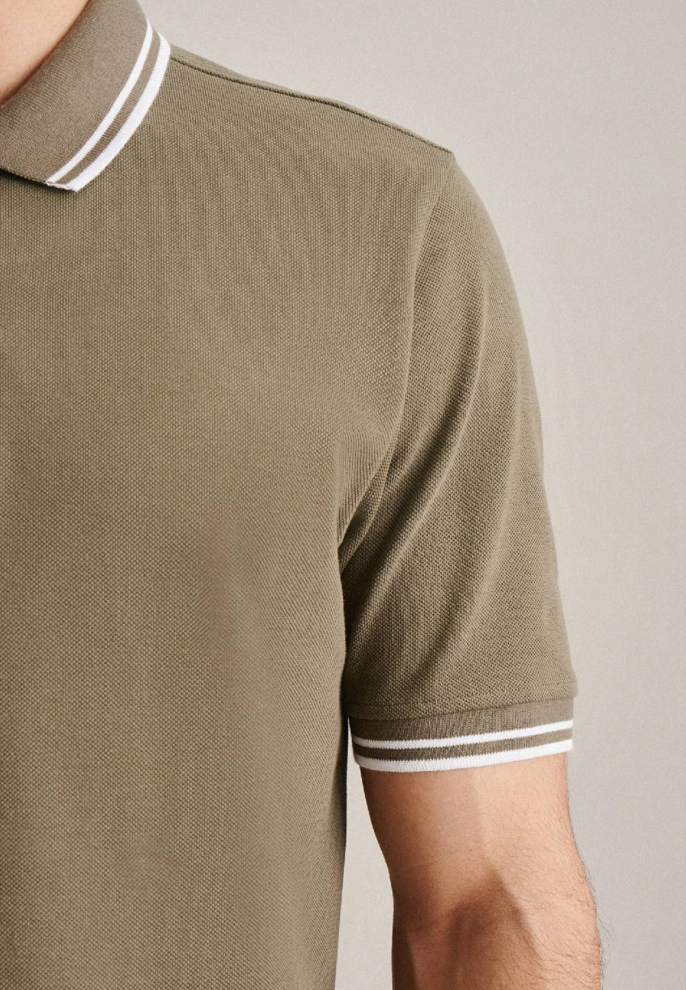 Studio Seidensticker Kragen Polo-Shirt Gerader Schnitt (Normal-Fit) Vierteljährliche Förderung