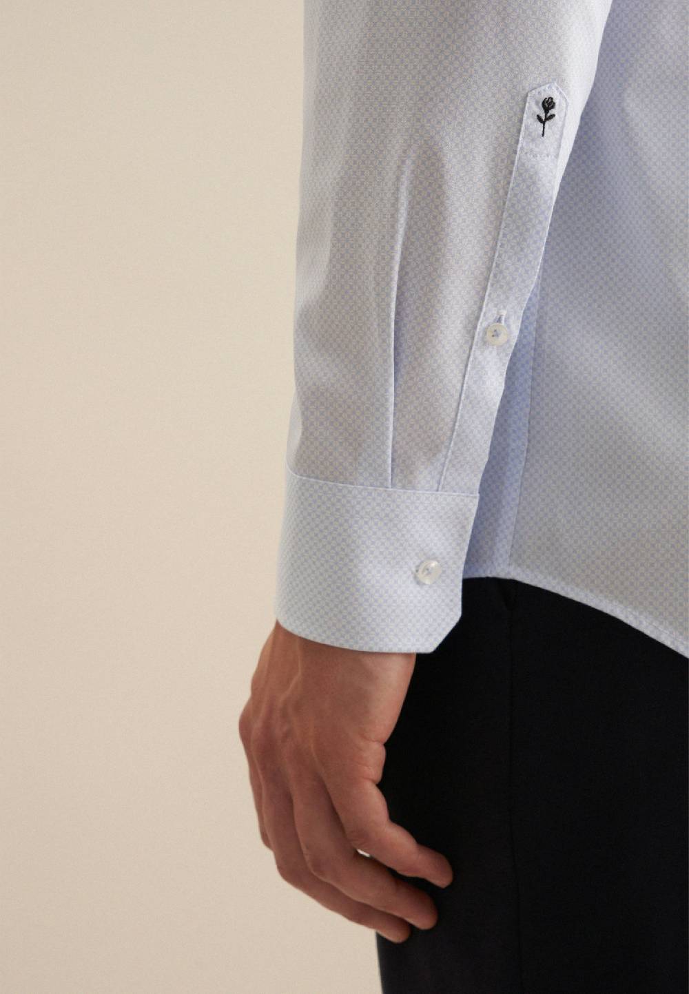Studio Seidensticker Twill Business Hemd in Comfort mit Kentkragen Rabatt