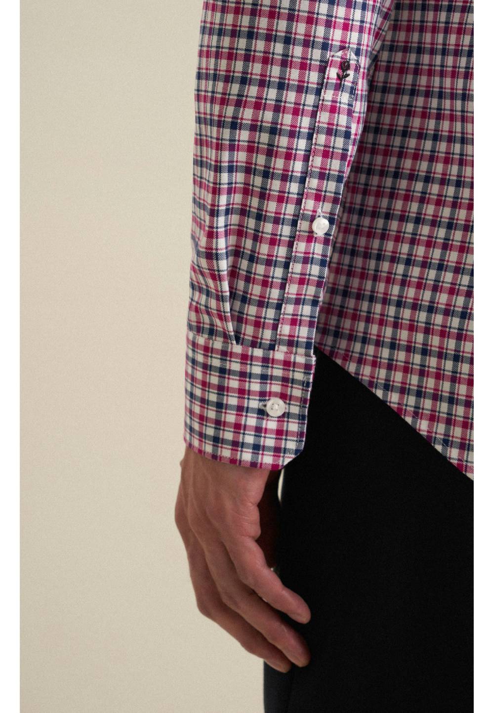 Studio Seidensticker Bügelfreies Twill Business Hemd in Slim mit Button-Down-Kragen Osterangebot