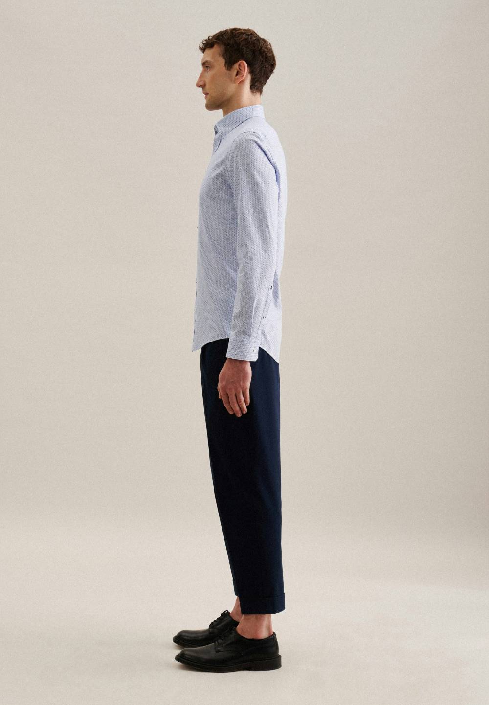 Studio Seidensticker Twill Business Hemd in Slim mit Covered-Button-Down-Kragen Sonderangebote