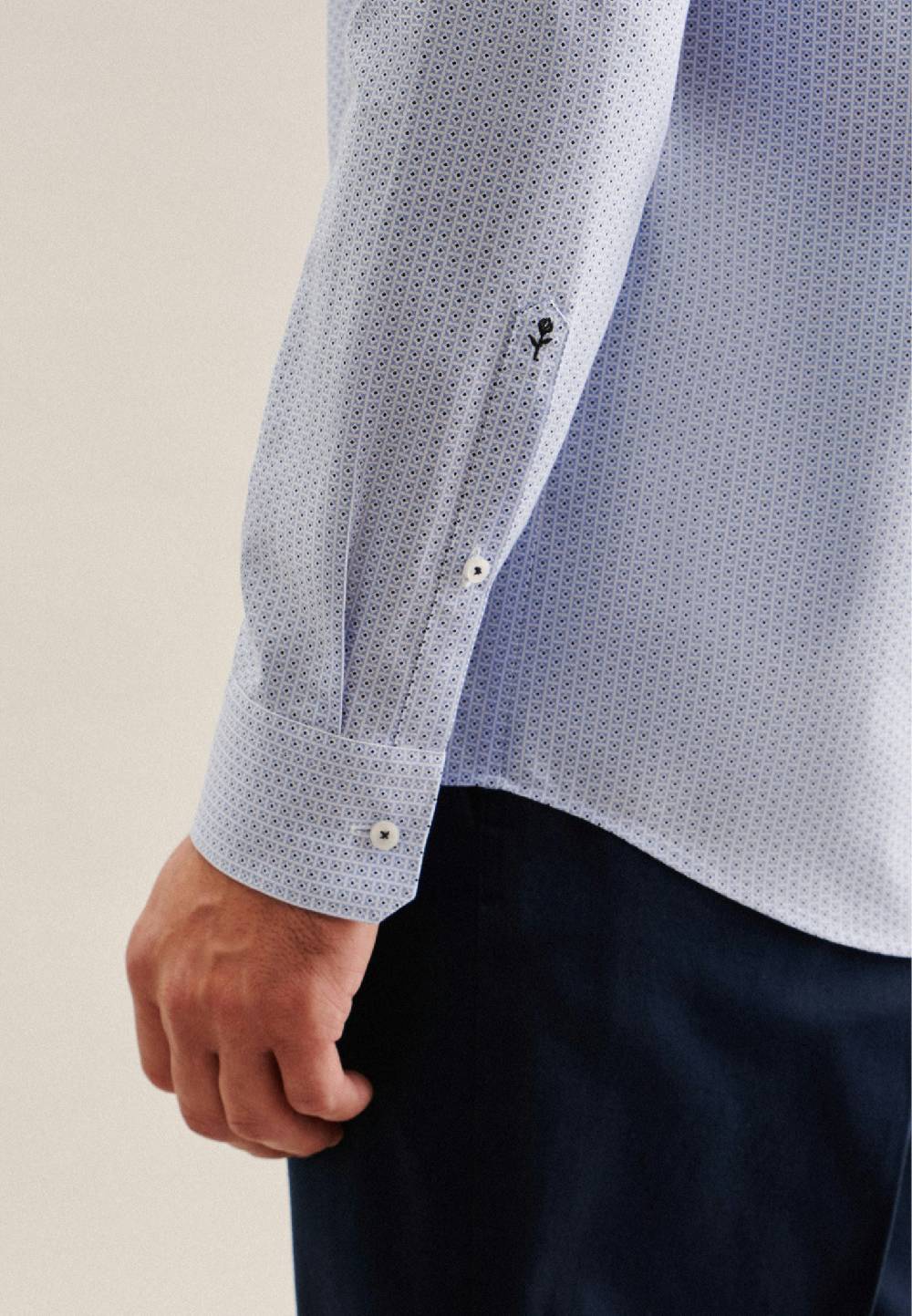 Studio Seidensticker Twill Business Hemd in Regular mit Covered-Button-Down-Kragen Nur für heute