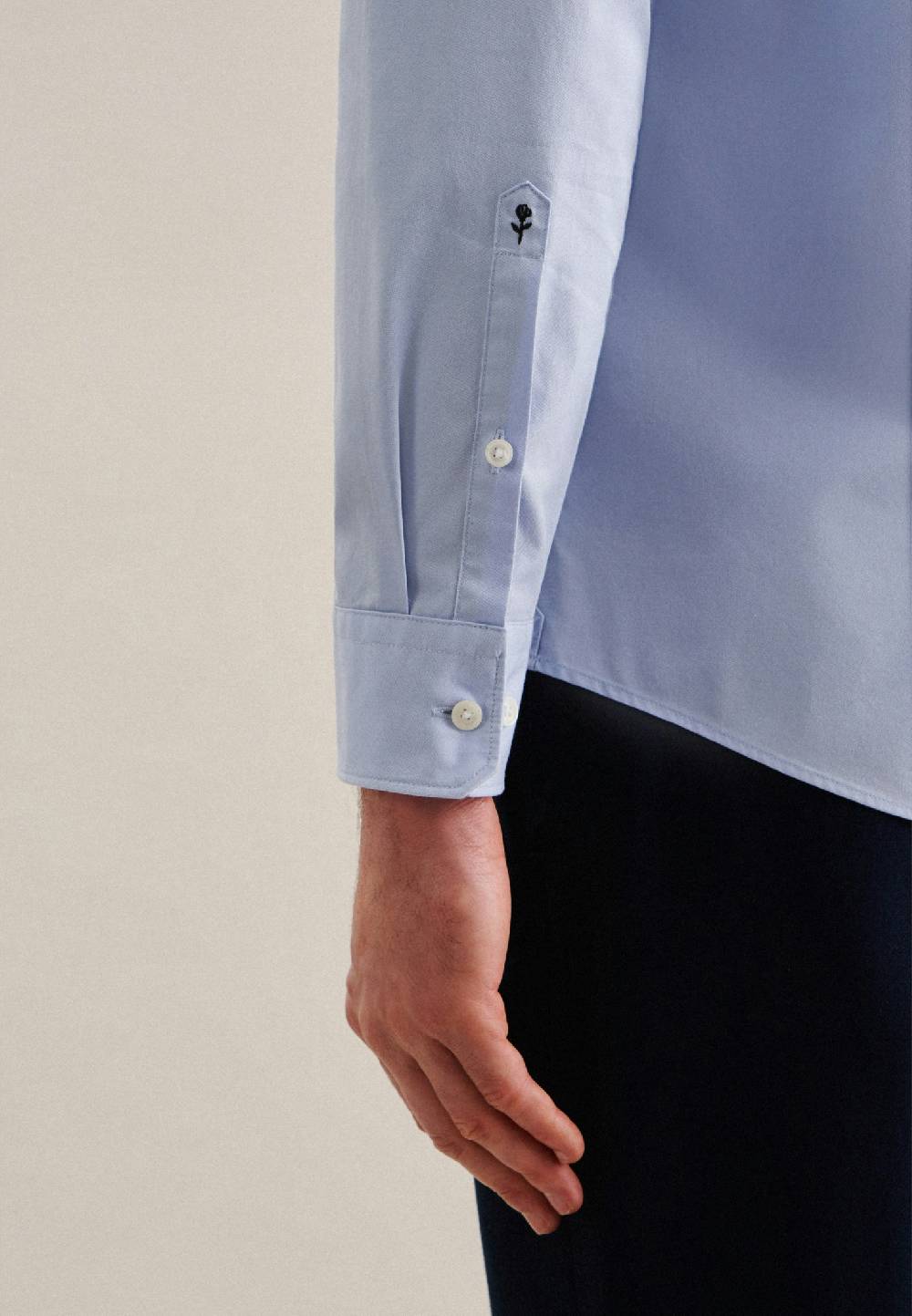 Studio Seidensticker Twill Casual Hemd in Regular mit Kentkragen Osterangebot