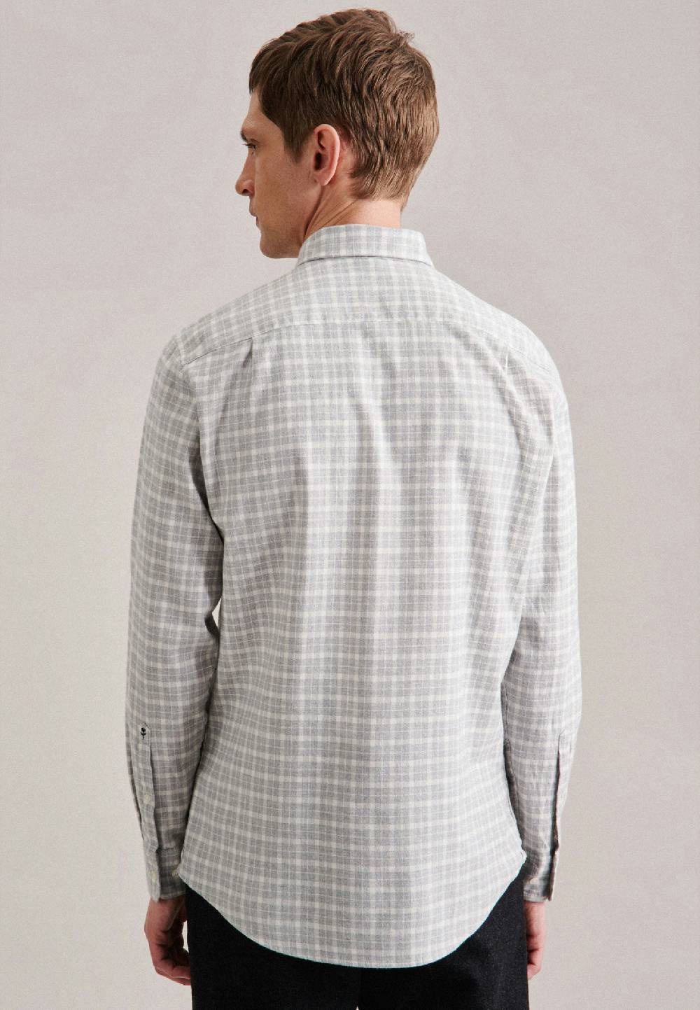 Studio Seidensticker Twill Casual Hemd in Regular mit Button-Down-Kragen Top Angebot