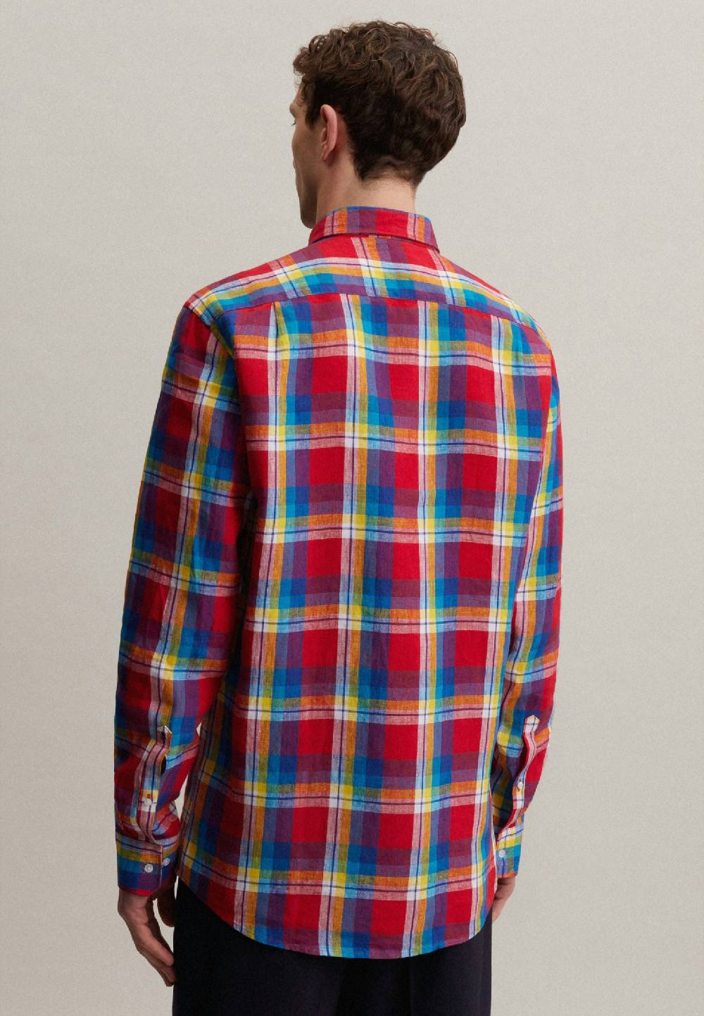 Studio Seidensticker Leinen Business Hemd in Regular mit Button-Down-Kragen 50% Rabatt mit kostenlosem Versand