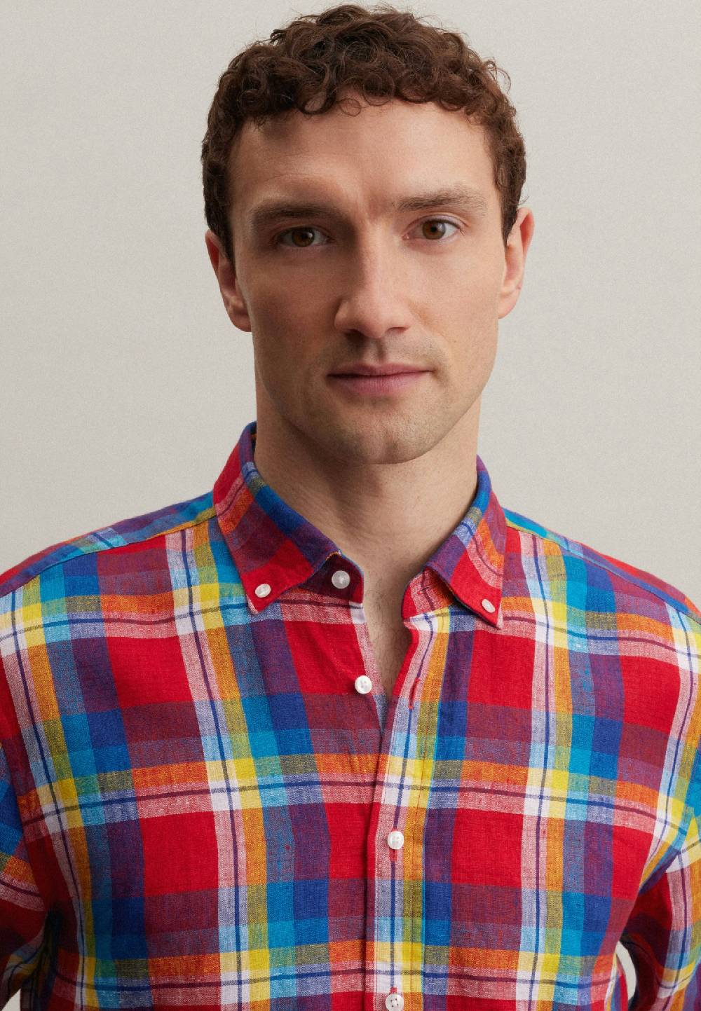 Studio Seidensticker Leinen Business Hemd in Regular mit Button-Down-Kragen 50% Rabatt mit kostenlosem Versand
