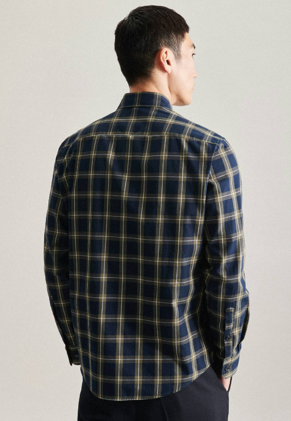 Studio Seidensticker Twill Casual Hemd in Regular mit Kentkragen Clearance-Verkauf