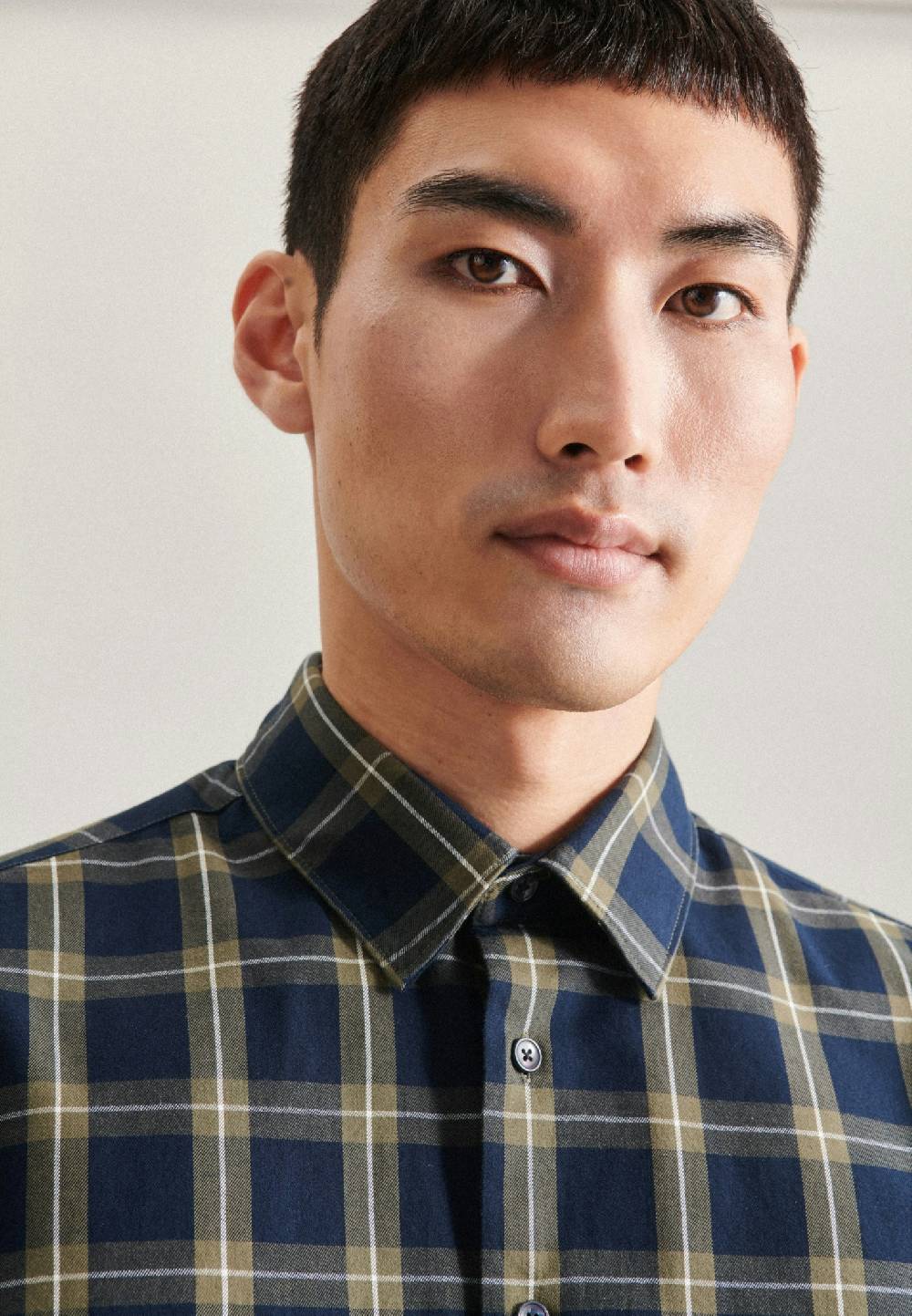 Studio Seidensticker Twill Casual Hemd in Regular mit Kentkragen Clearance-Verkauf