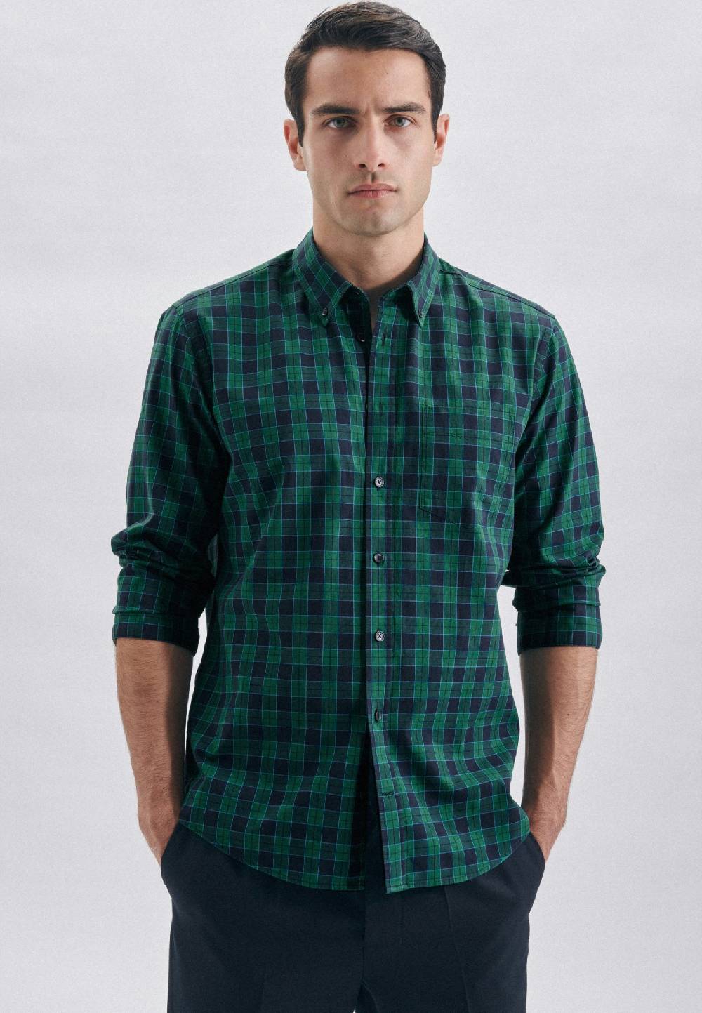Studio Seidensticker Oxford Oxfordhemd in Regular mit Button-Down-Kragen Kostenloser Versand international