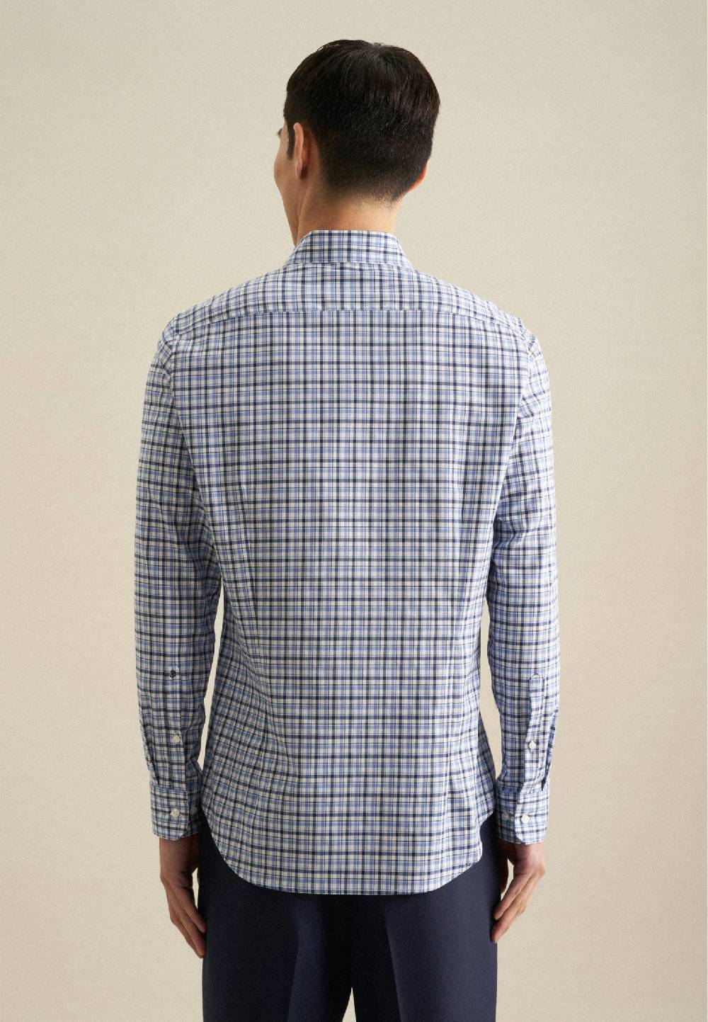 Studio Seidensticker Bügelfreies Twill Business Hemd in Shaped mit Button-Down-Kragen Online Shopping