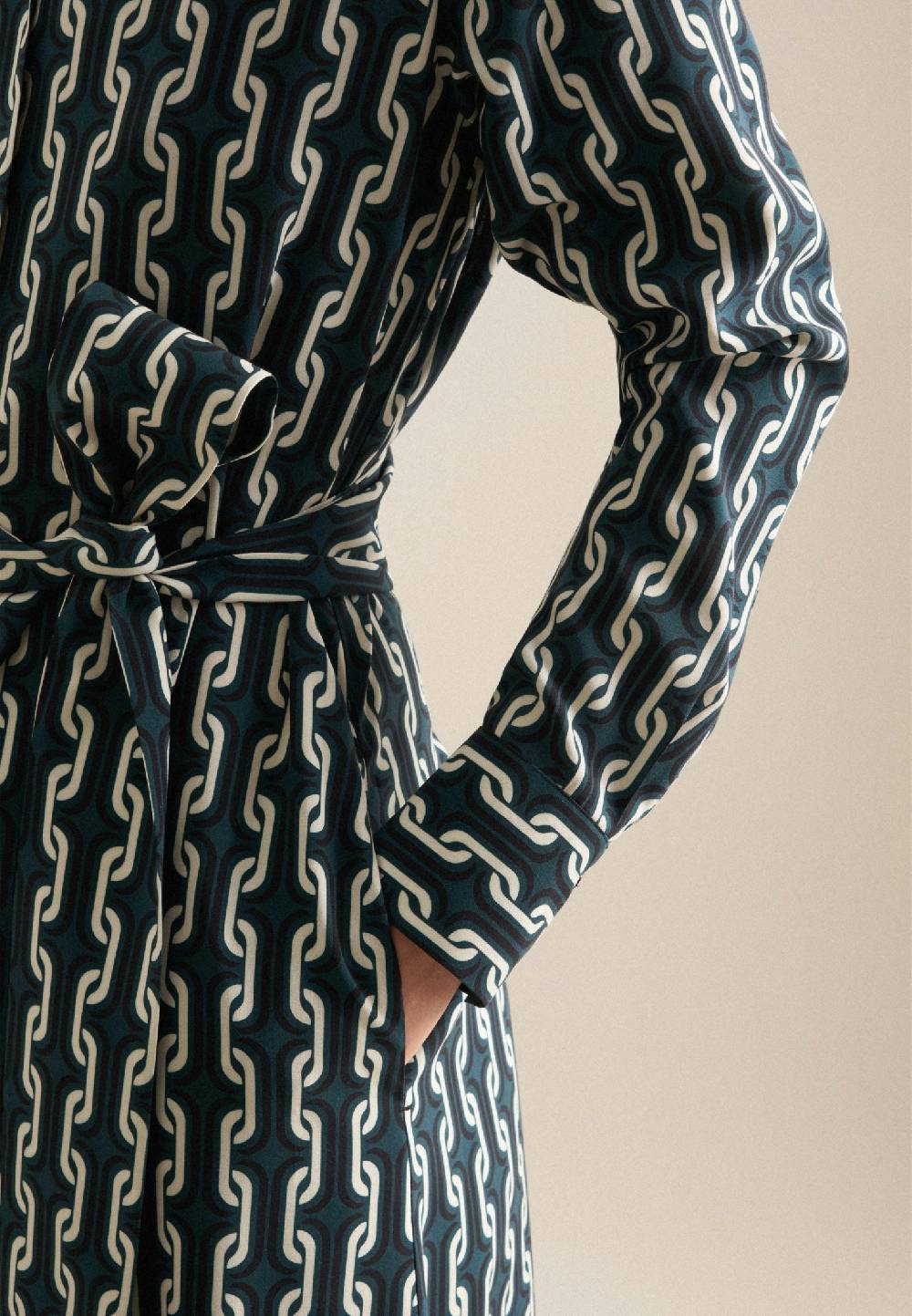 Studio Seidensticker Leinwandbindung Midi Kleid JETZT KAUFEN