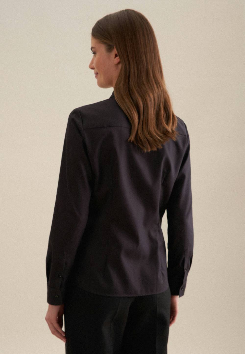 Studio Seidensticker Bügelfreie Fil a fil Hemdbluse Discount Store für neue Produkte