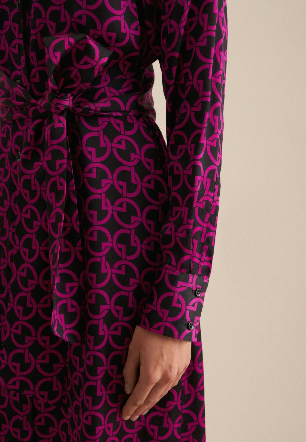 Studio Seidensticker Satin Midi Kleid Black Friday Preise