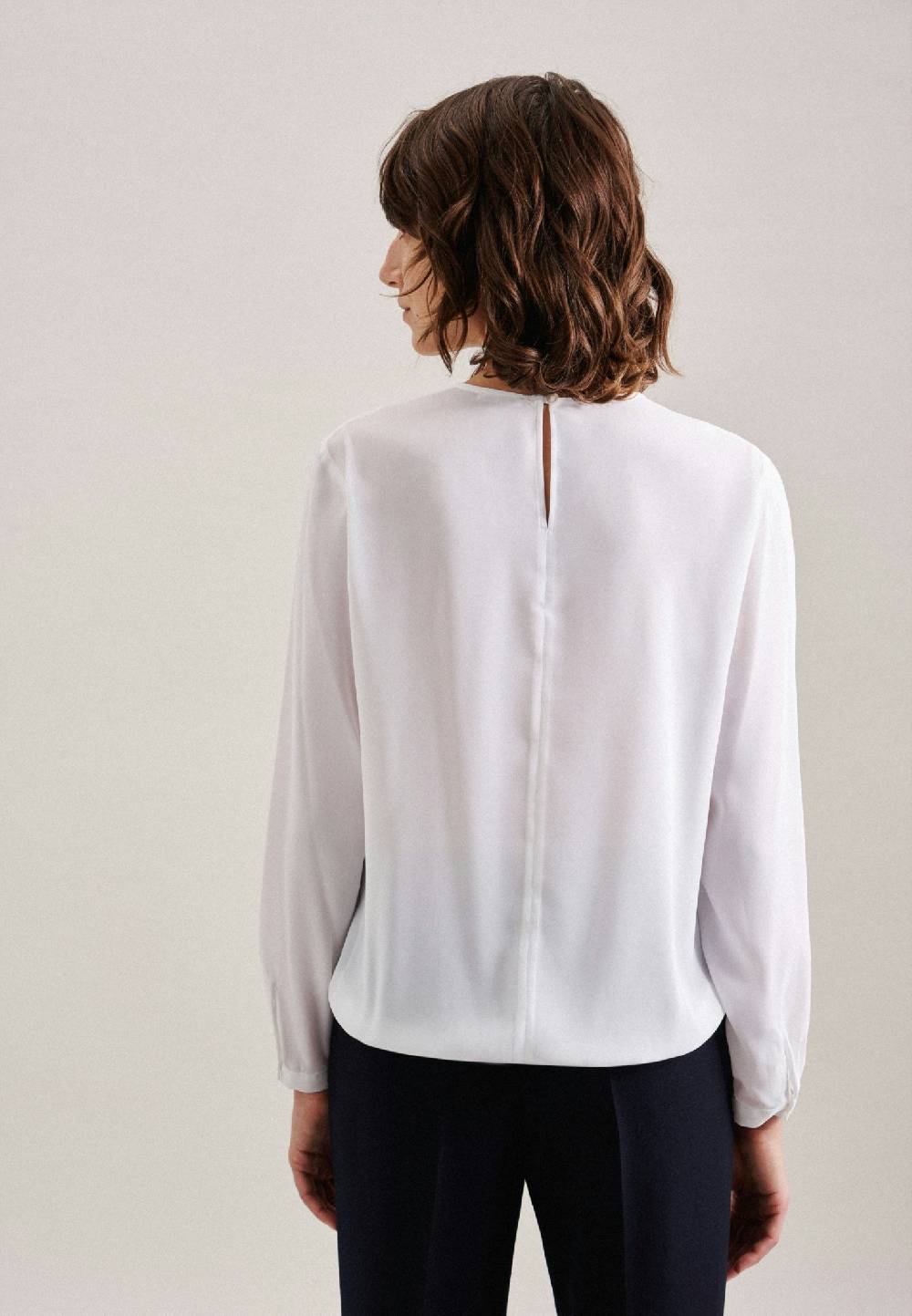 Studio Seidensticker Krepp Shirtbluse Kostenloser Versand