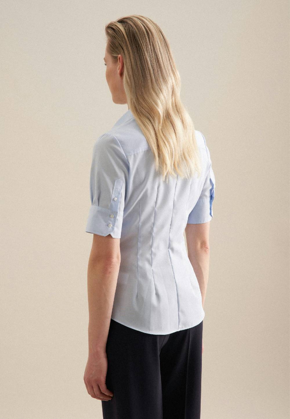 Studio Seidensticker Bügelfreie Kurzarm Popeline Hemdbluse Online Shopping