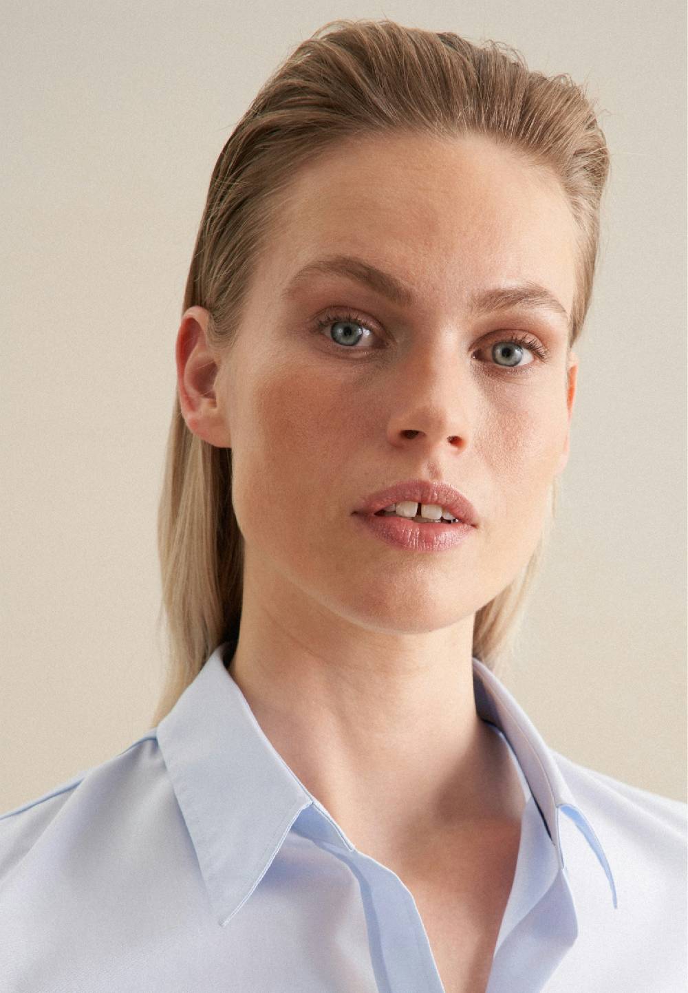 Studio Seidensticker Bügelfreie Kurzarm Popeline Hemdbluse Online Shopping