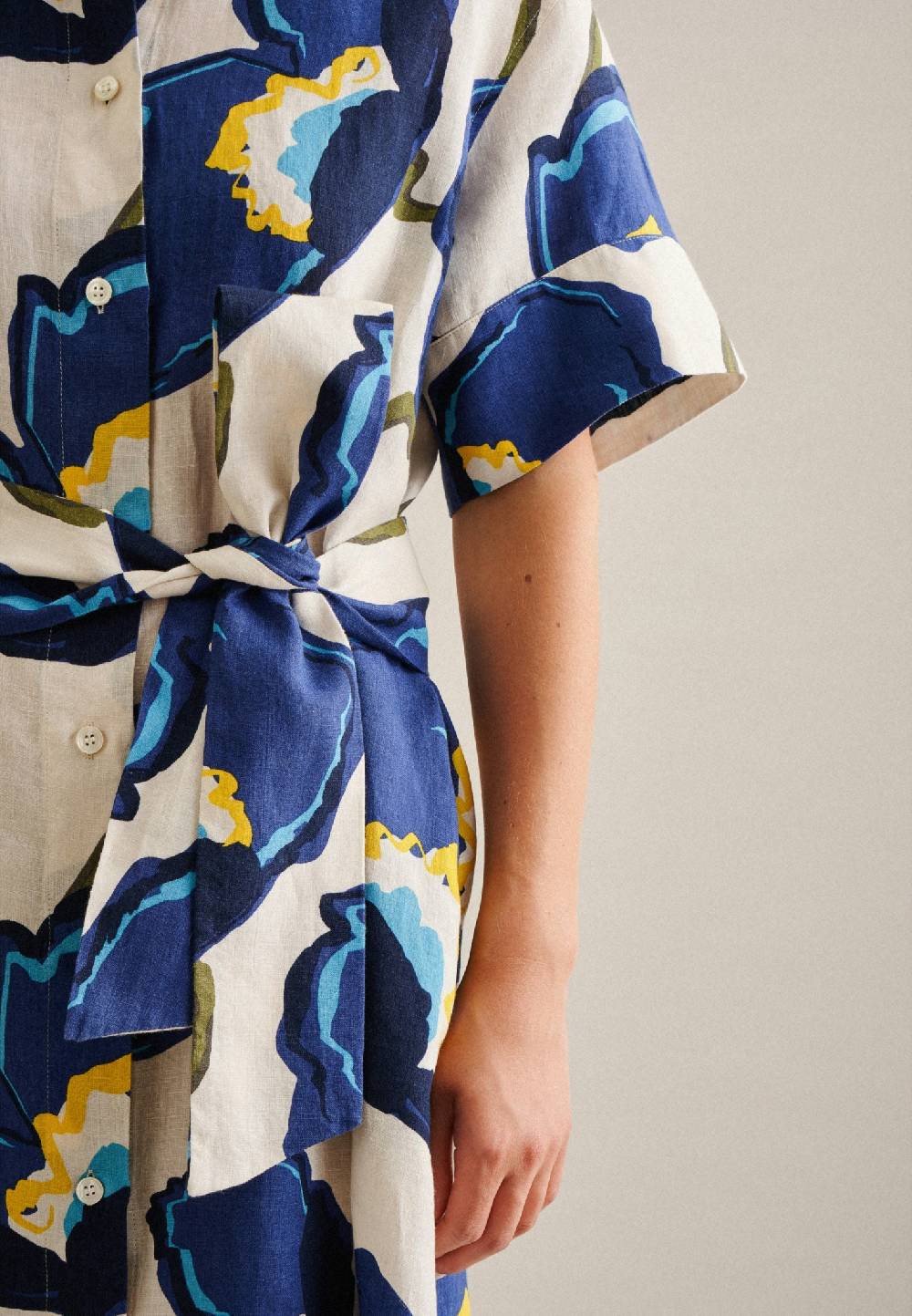 Studio Seidensticker Leinen Midi Kleid Osterangebot