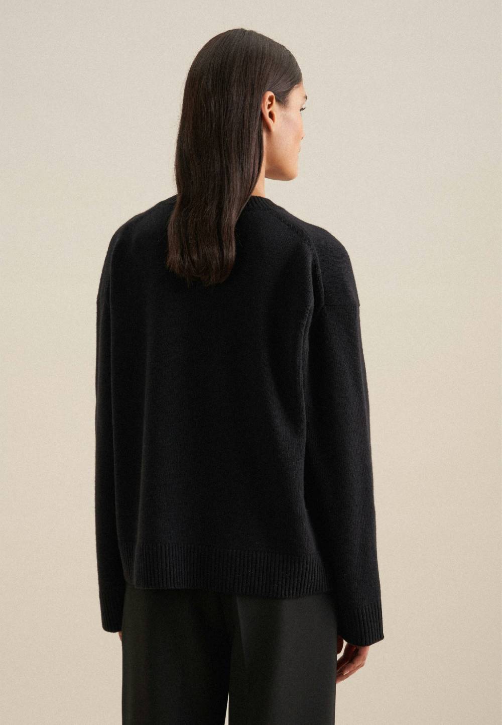 Studio Seidensticker Rundhals Pullover Oversized Tägliche Deals