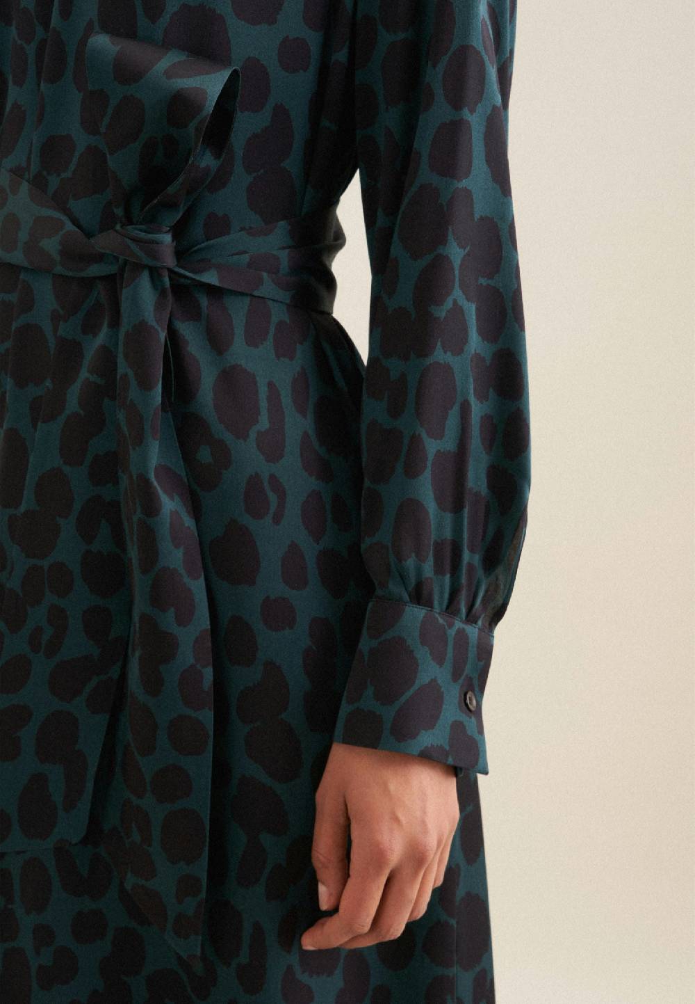 Studio Seidensticker Satin Maxi Kleid Kostenlose Rückgabe