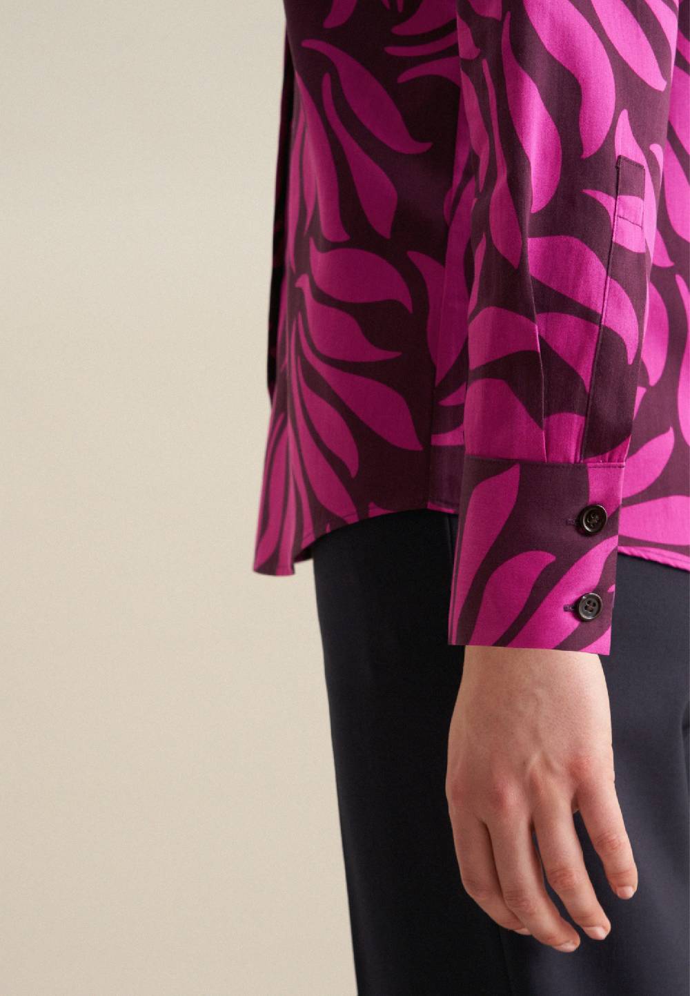 Studio Seidensticker Satin Hemdbluse Sonderangebot der Fabrik