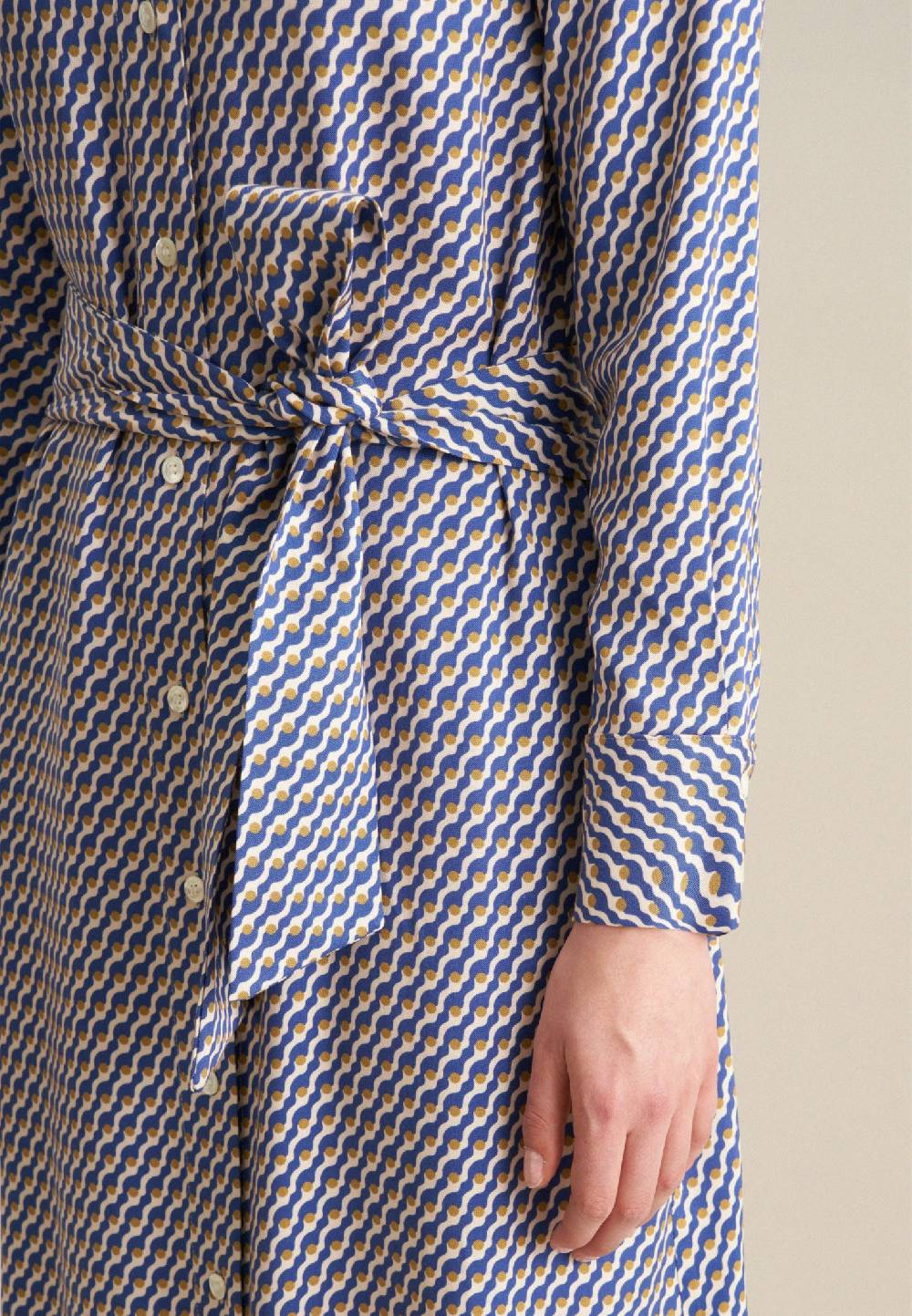 Studio Seidensticker Twill Midi Kleid im Angebot