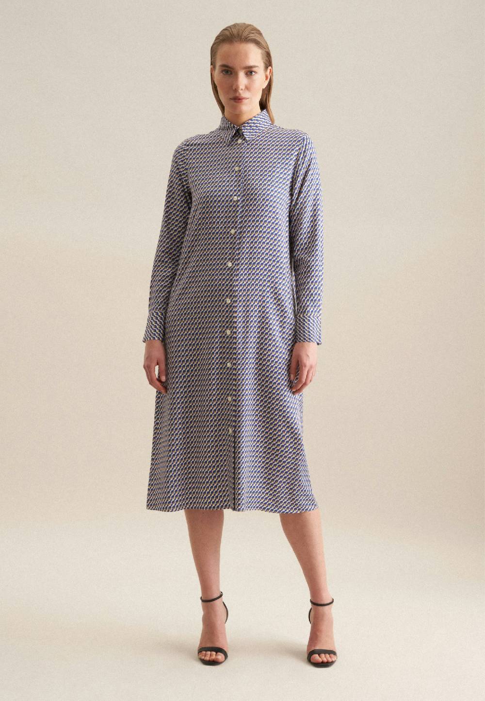 Studio Seidensticker Twill Midi Kleid im Angebot