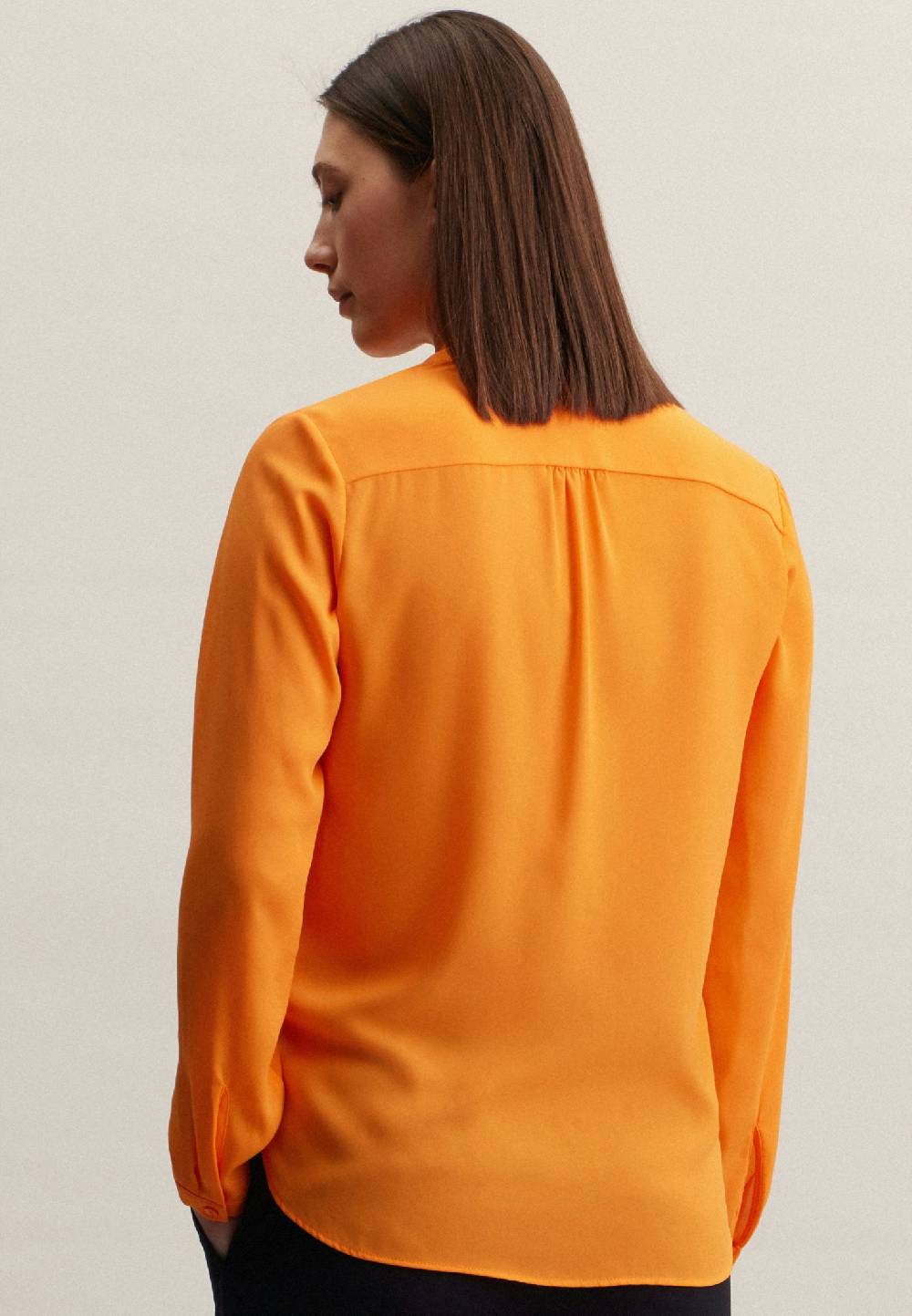 Studio Seidensticker Krepp Wickelbluse Flash Sale
