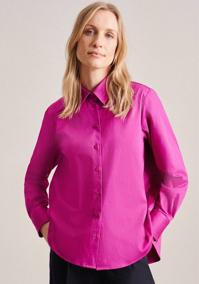 Studio Seidensticker Langarm Satin Hemdbluse