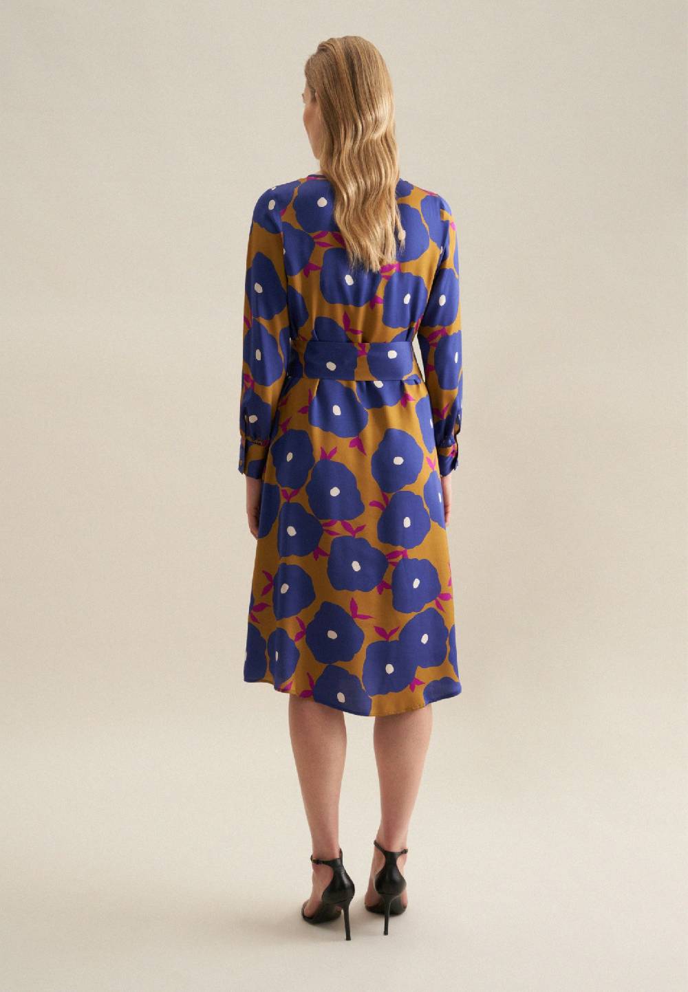 Studio Seidensticker Satin Midi Kleid Bis zu 55% Rabatt