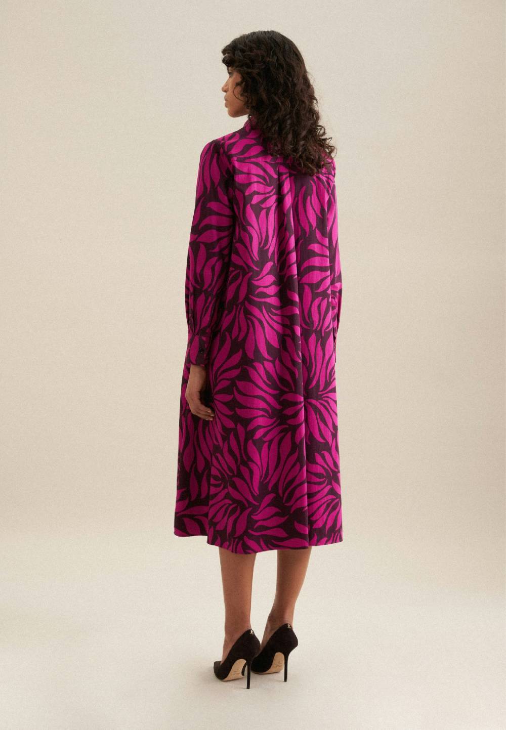 Studio Seidensticker Satin Midi Kleid Nur noch ein Tag übrig